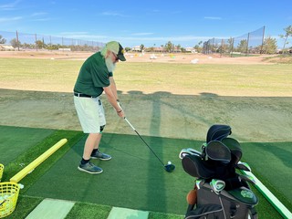 Gettin some swings in on Top Tracer