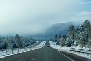 I love the climate changes while driving through mountains