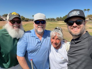 Golfin with Jerry and Cindy