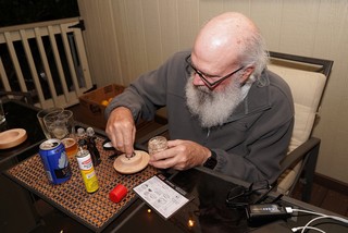 Drinks - Trying out the new whiskey smoker