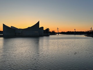 Sunset - Sunset on the Arkansas River
