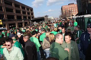 Liars Club Block party crowd