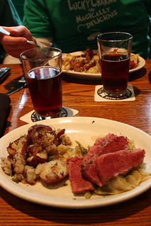 Lunch - Corned Beef and Cabbage at Court Ave Brewery
