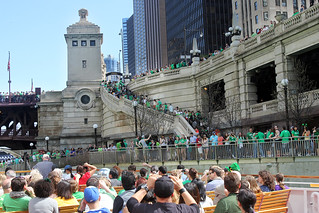 St Patrick's Day crowds