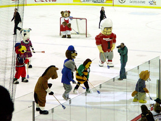 Broomball - This is exactly what our broomball team looks like