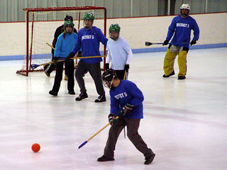 Broomball - District 5 - We got matching shirts