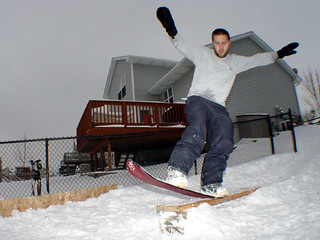 Snowboarding - Manual