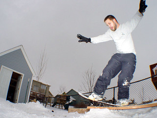 Snowboarding - Manual