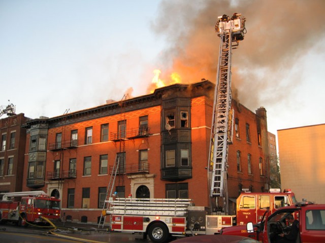 Davenport Apartment Fire
