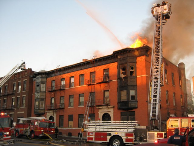 Davenport Apartment Fire