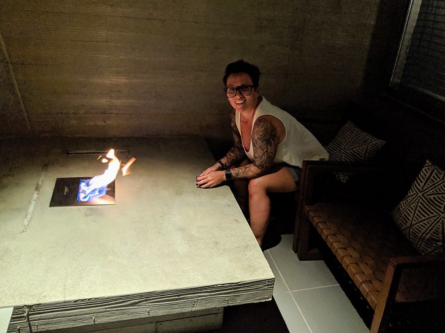 Hanging on our patio