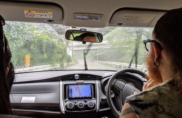 Bit of a storm on our way up to Hoshinoya