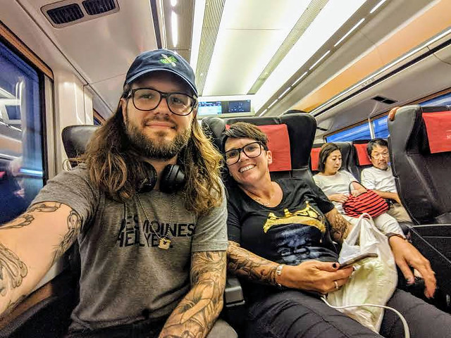 On the Narita Express