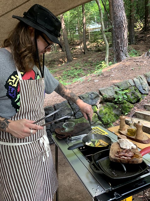 Grillin up those veggies