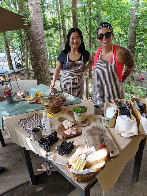 Cooking paninis for lunch @ Hoshinoya