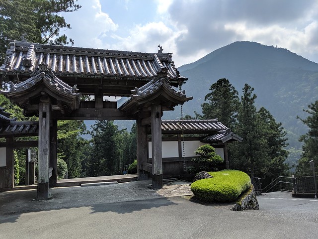 Looking out from the black dragon temple area