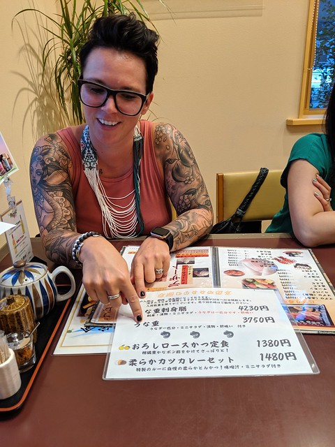 Kari reads me the menu