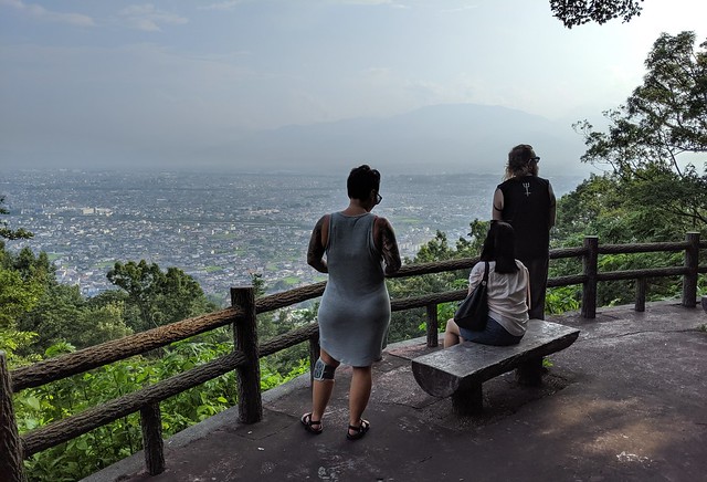 Looking out over Kofu