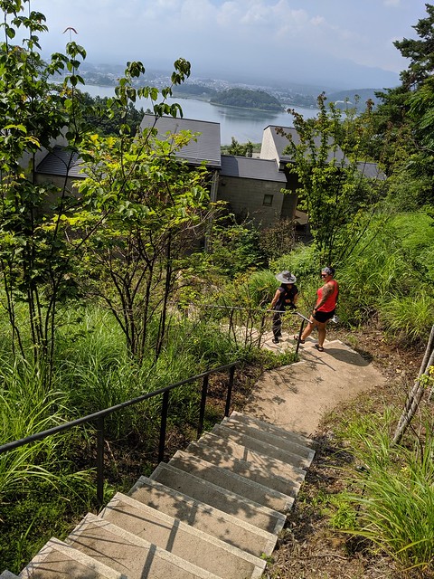 Walking down to our rooms