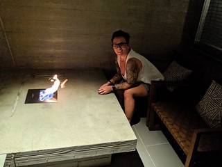 Hanging on our patio