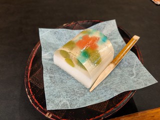 some crazy gelatin + bean thing we were given when checking into our hotel in Ise