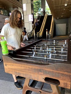 Some very hard to play foosball