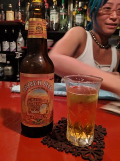 Havin some Palestinian beer in Japan