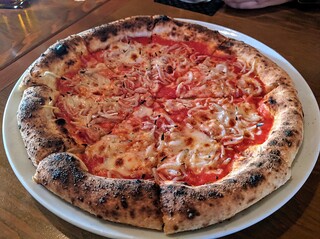 pizza - Wood fired whitebait pizza