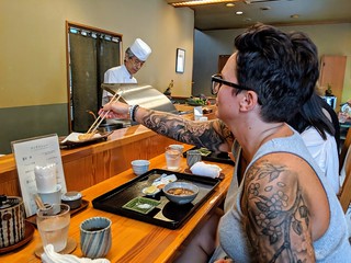 Food - Grabbin some shrimp tempura