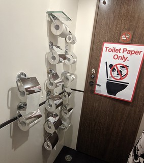I hope there's enough toilet paper