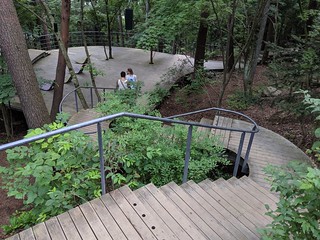 The decks at this fancy glamping resort were crazy