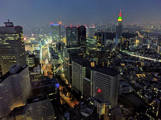 Skyline - The view from our hotel room