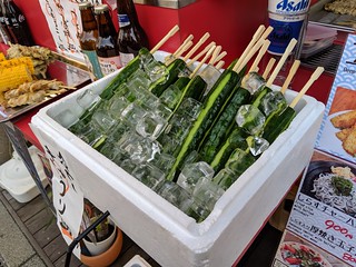 Cold Cucumbers on sticks