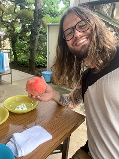 Look at this giant peach