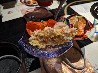 Fancy colorful tempura thing