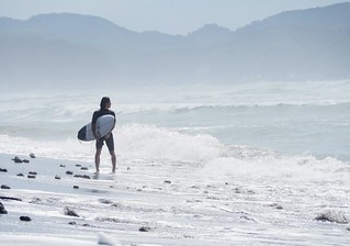 frame - A Surfer taking a break