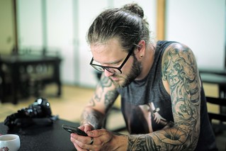 Waitin for that temple lunch