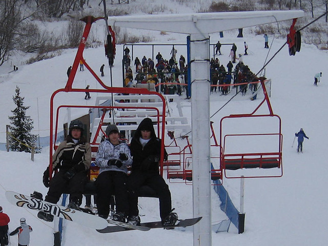 Gabe and Anthony on the lift
