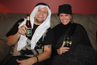 Dress Up - Mom and I (in my sheik gutra)