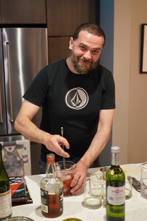 Drinks - Maurizio makes us a Sazerac