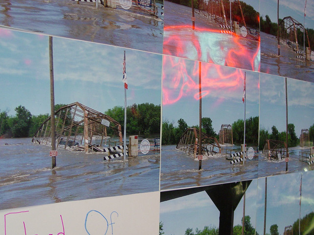 Pics of the Sutliff Bridge being wiped out