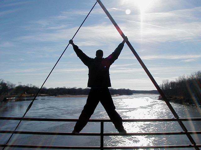 Josh at Sutliff Bridge