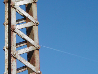 Tiny jet about to crash