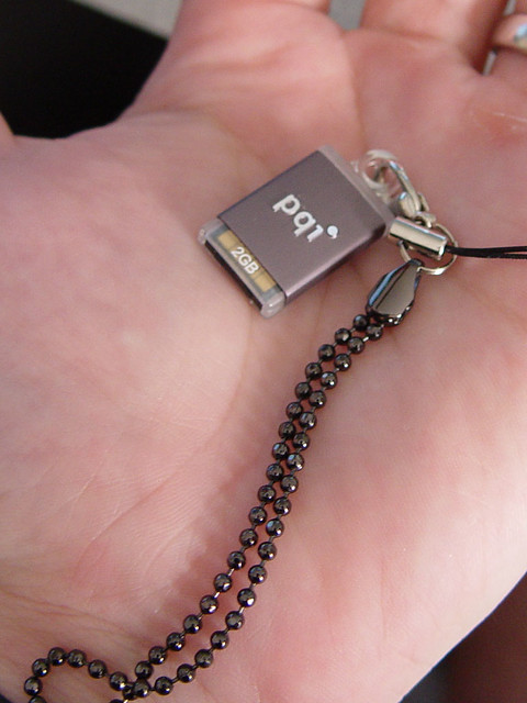 My new 2gb pqi flash usb drive