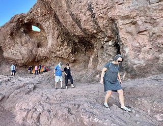 Hiking - A couple people wore the wrong shoes, hah