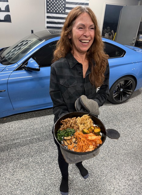 It always feels good to cook for Aunt Vicki