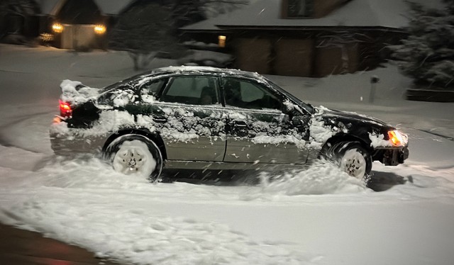 "You ever do donuts in your cul de sac?"