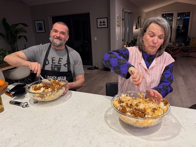 The onions were v strong, haha