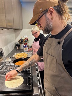 Cooking - The assembly line begins