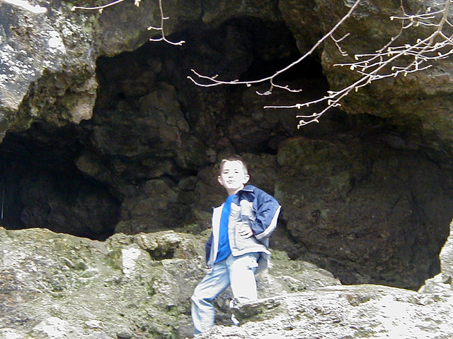 Ethan Conquering the Cliff